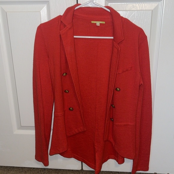 Gianni Bini Burnt Orange Blazer / Medium - Picture 2 of 7